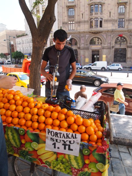Fresh-squeezed orange juice
