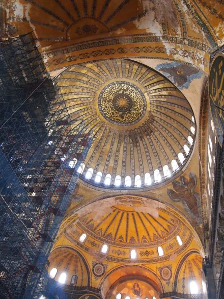 The scaffolding has been up for over 2 decades!