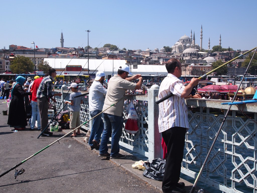 Fishermen on Galata Bridge