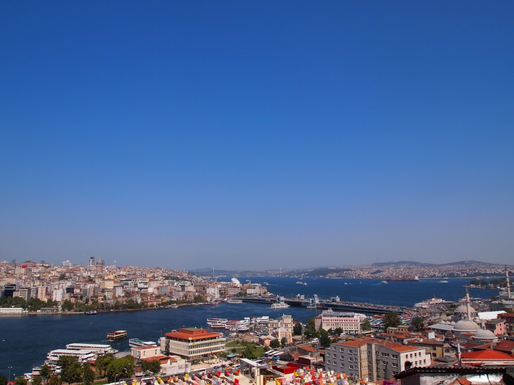 Gorgeous- Galata across the Golden Horn, Kadaköy in the distance