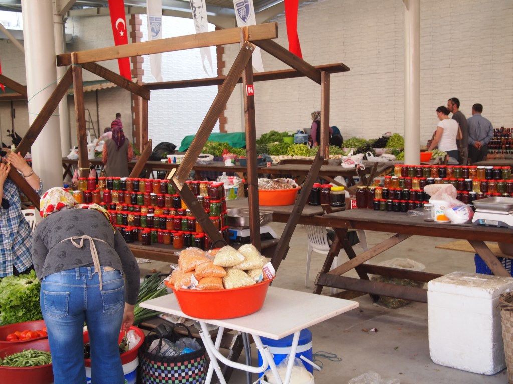 We stopped at the local farmer's market