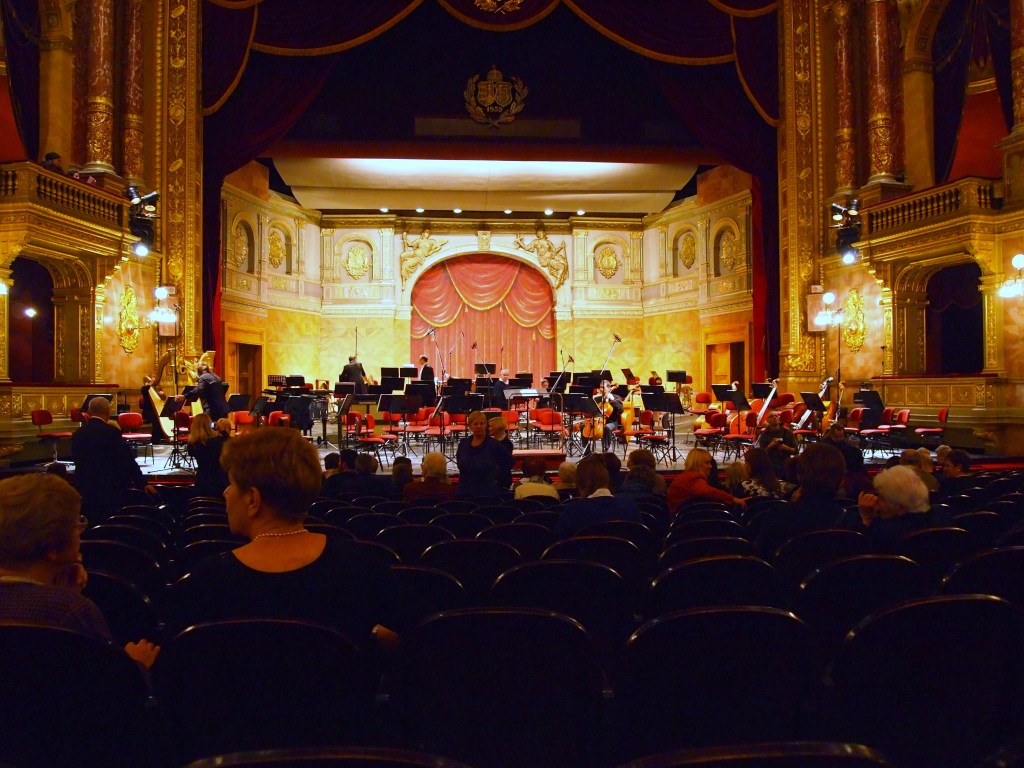 The view from our seats