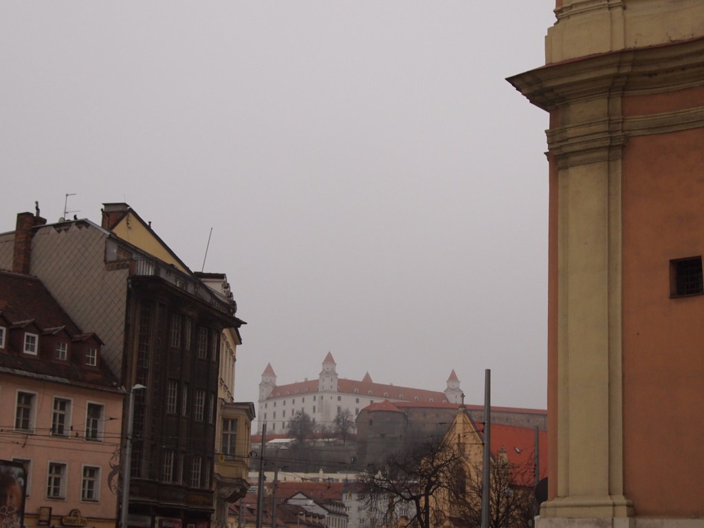 Bratislava Castle above the city centre