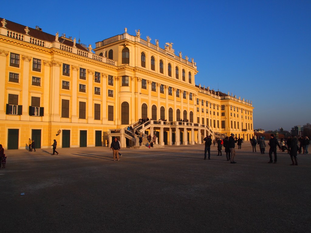 The back of the palace