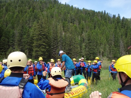 Getting a safety talk 