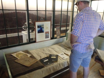 Norman Maclean used this bed at his cabin while he wrote A River Runs Through It