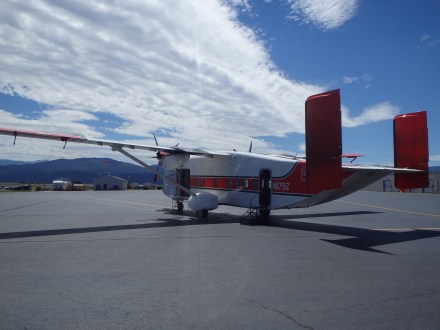 One of the planes smokejumpers jump out of