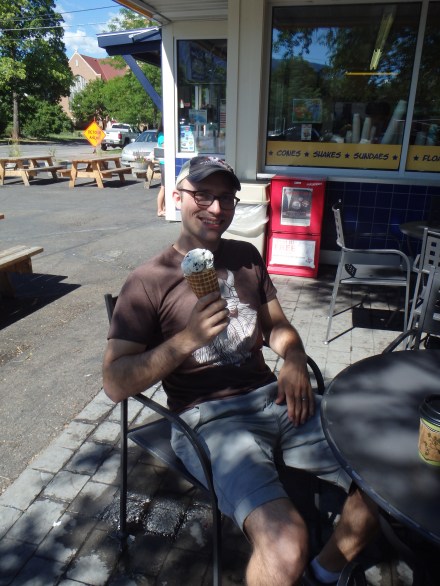Mmmm, ice cream in the morning!