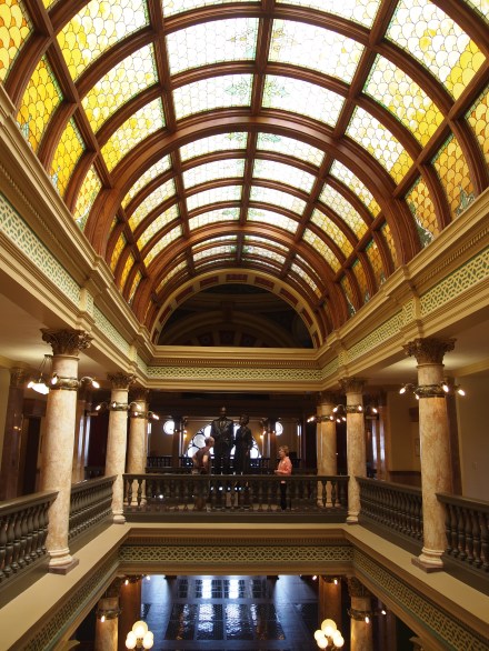 There is some gorgeous stained glass