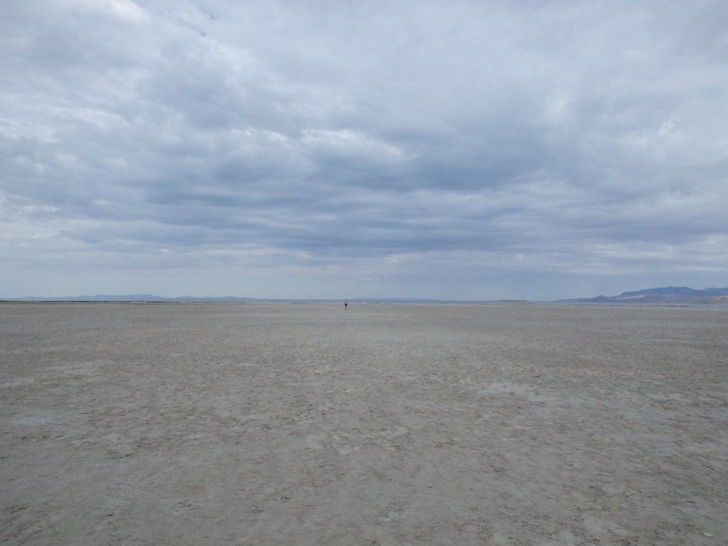 Walking out to the water