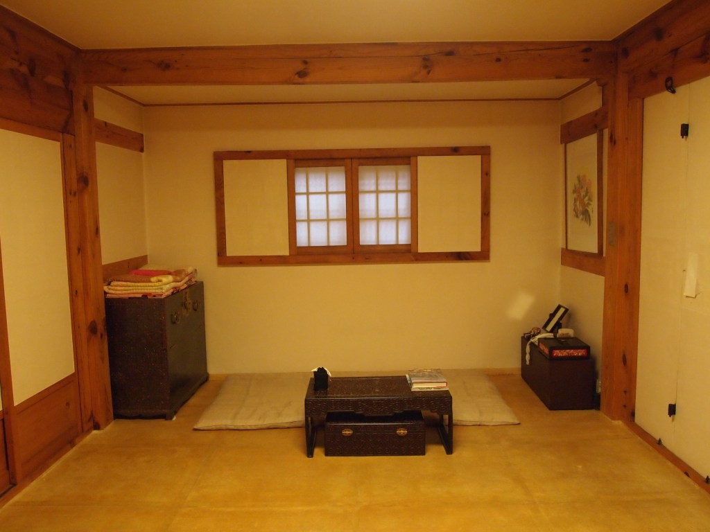 A traditional bedroom - you sleep on the floor