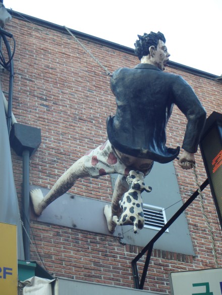 Strange wall art overhead?