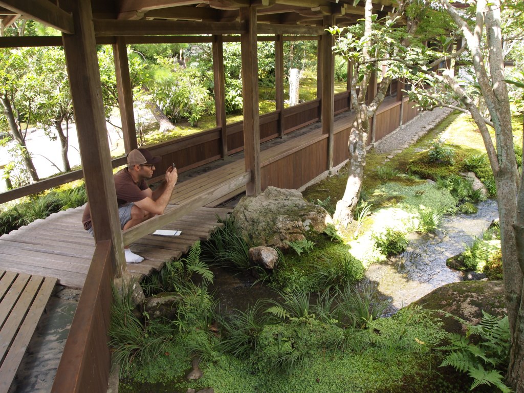 Zach, in his natural habitat trying to capture the perfect Instagram