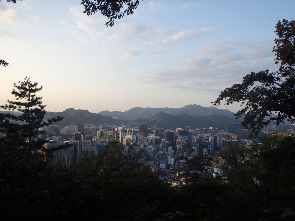 Walking back down at dusk