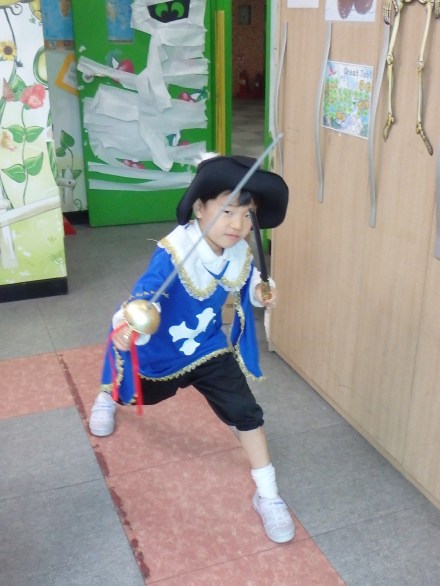 Jin as a 3 Musketeer 