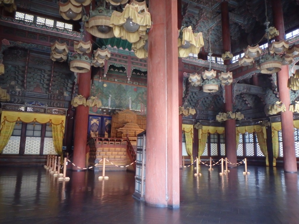 The interior of the throne hall 