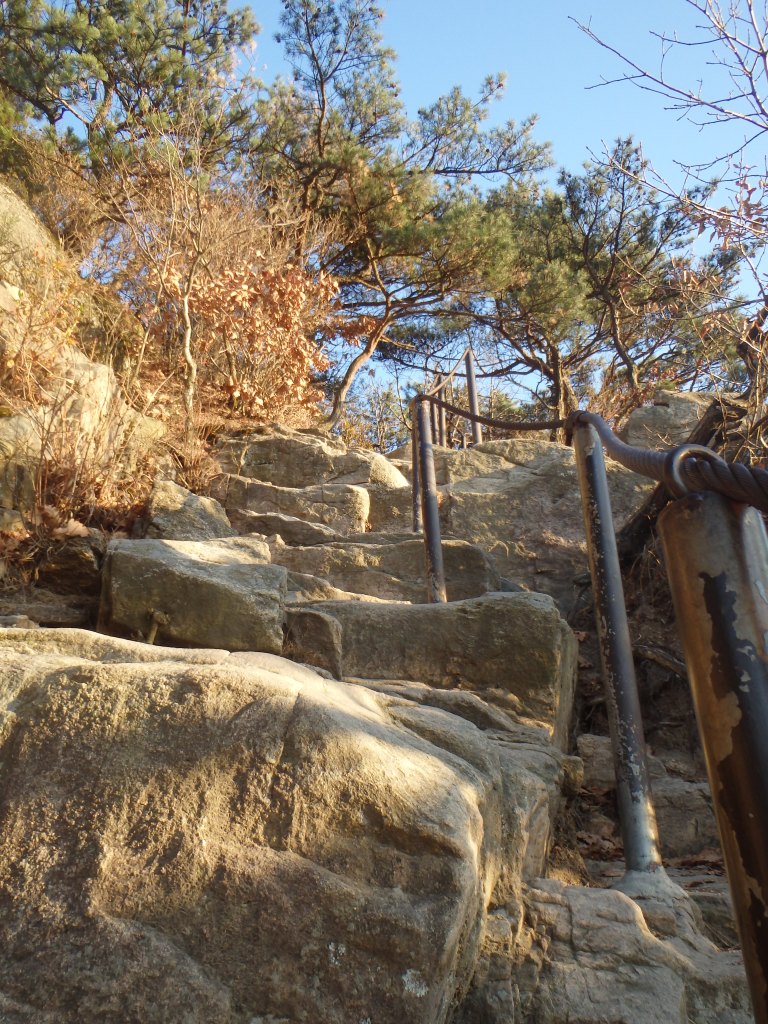 Some railings to help us pull ourselves up