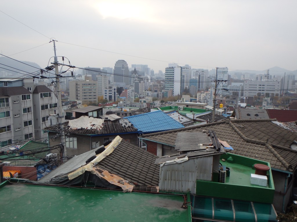 The view from the cafe's patio