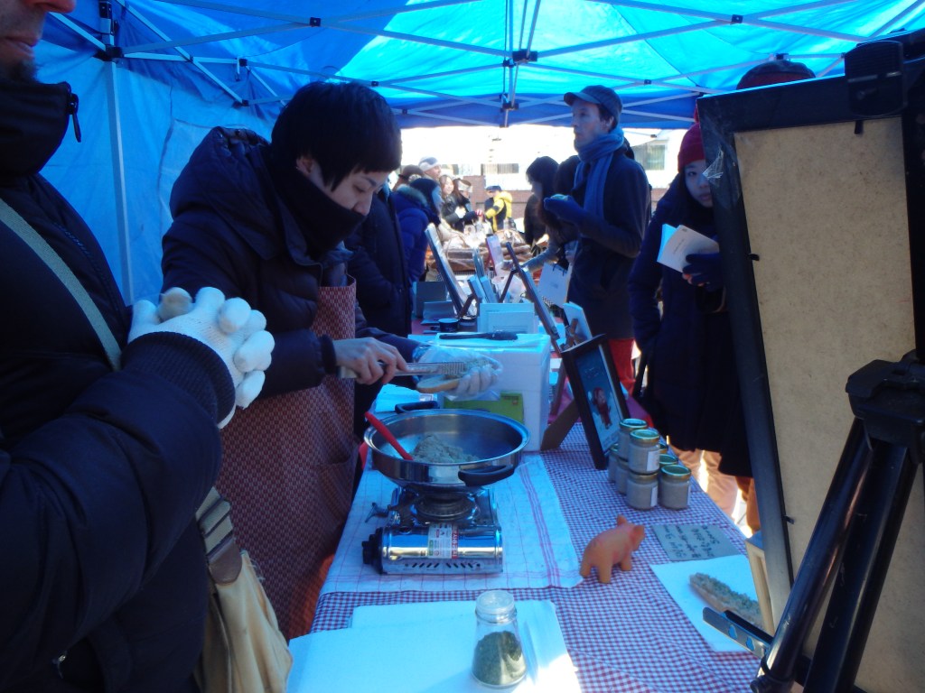 Waiting for our pork rillette