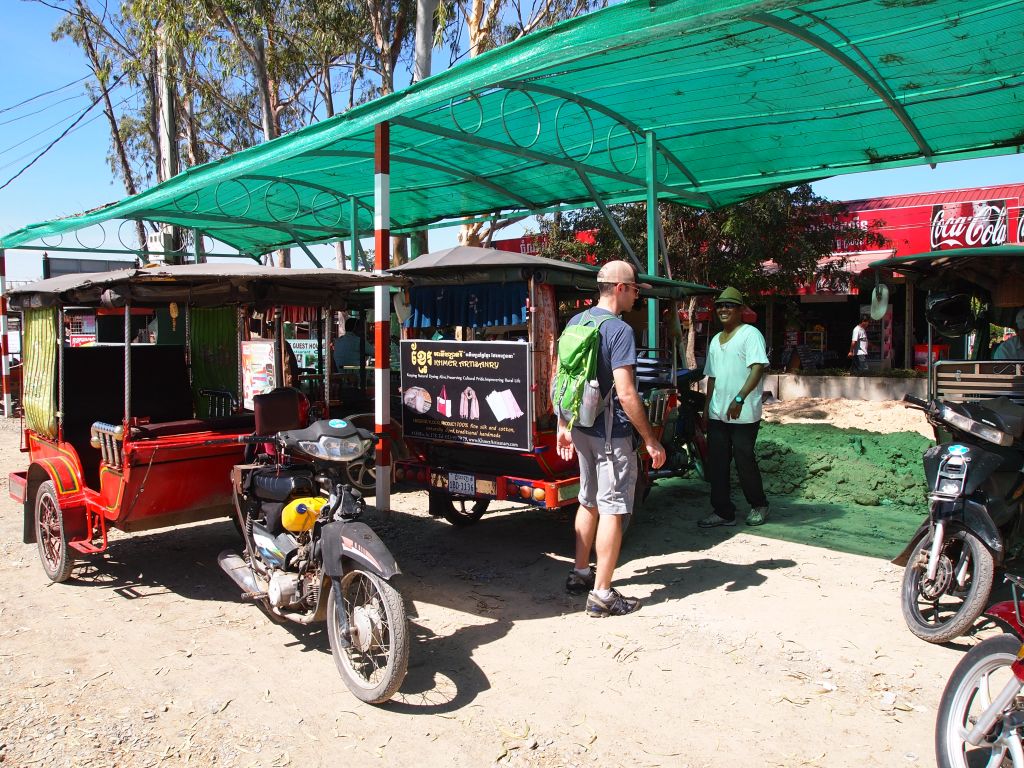 Waiting for us outside of Ch