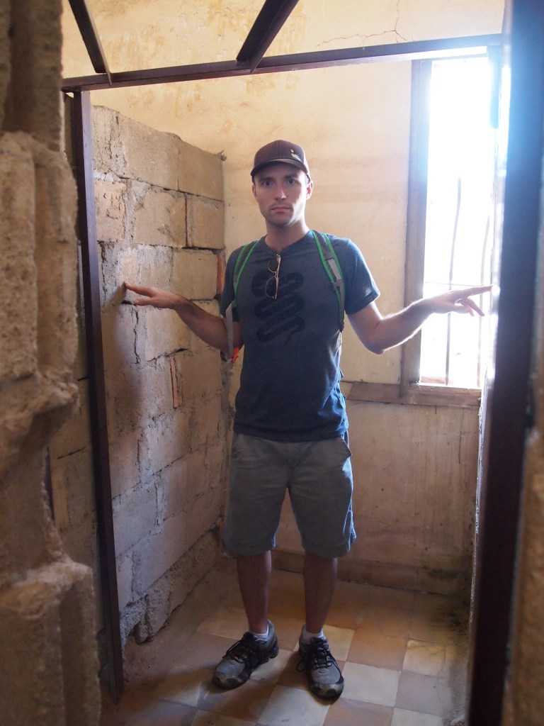 Zach shows how small they were 