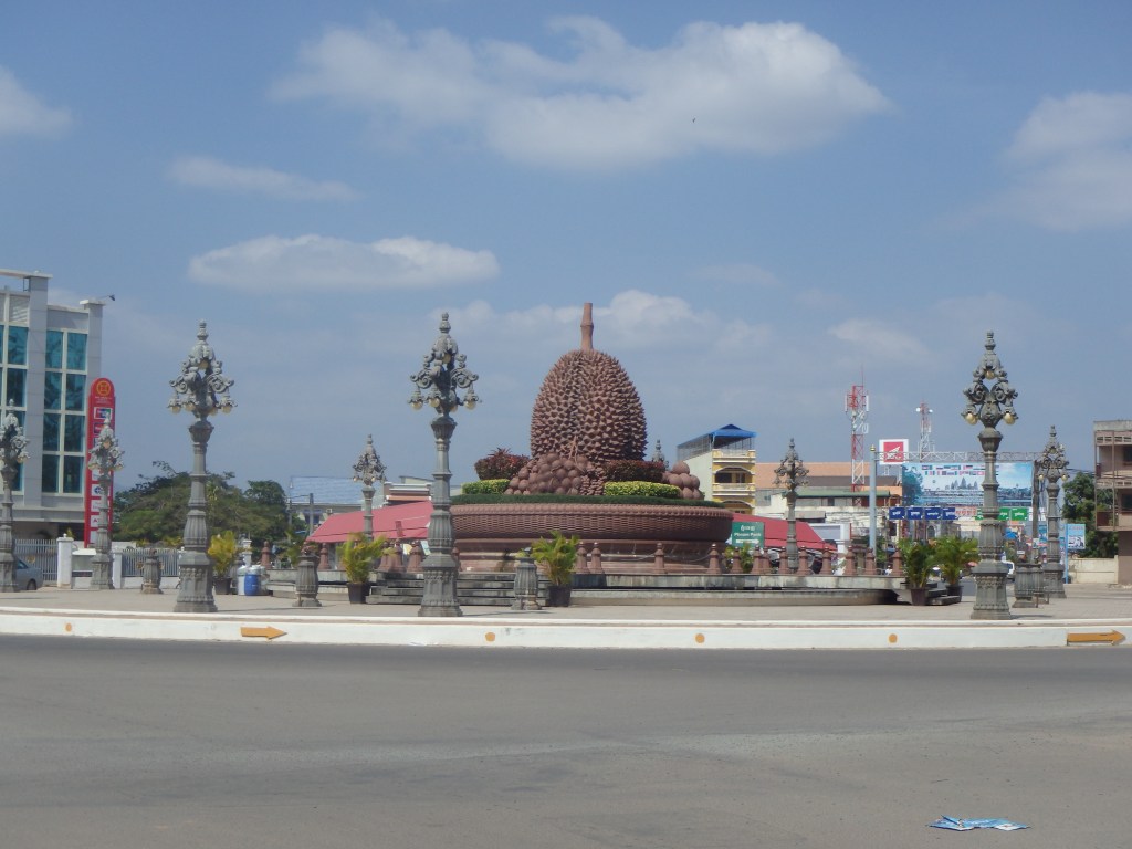 A giant durian! Kampot is known for its fruit - especially durian