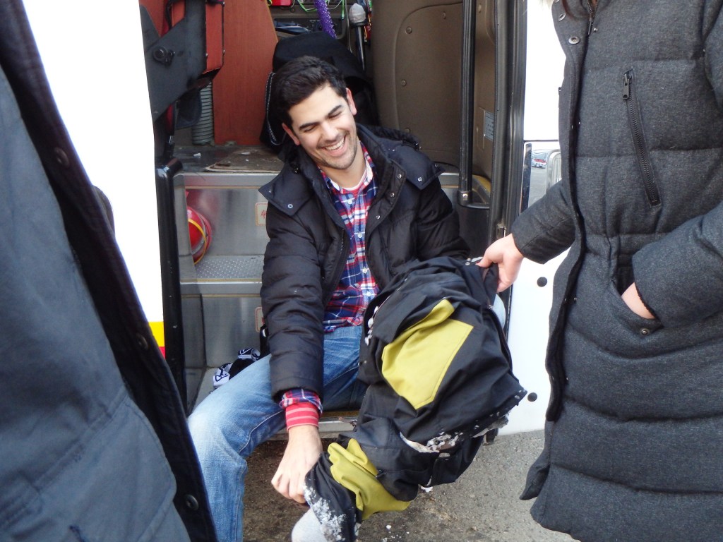 Smiling through the pain 