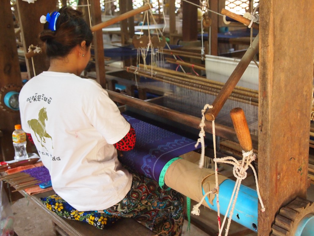 weaving the intricate patterns 