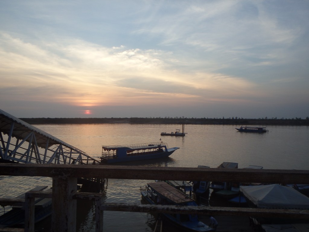 Sunset over Tonlé Sap