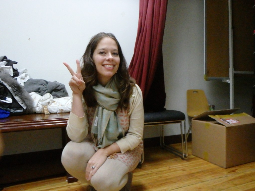 Me as captured by a student 