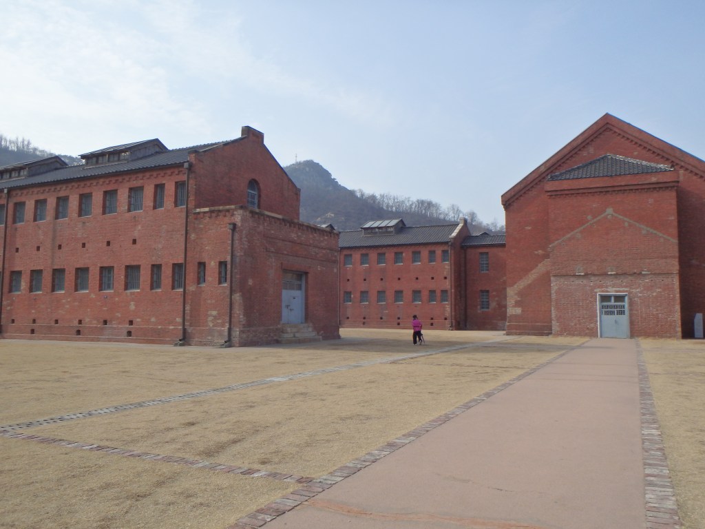 A rather glum complex for such a sunny day