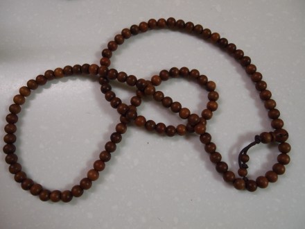 My completed prayer beads