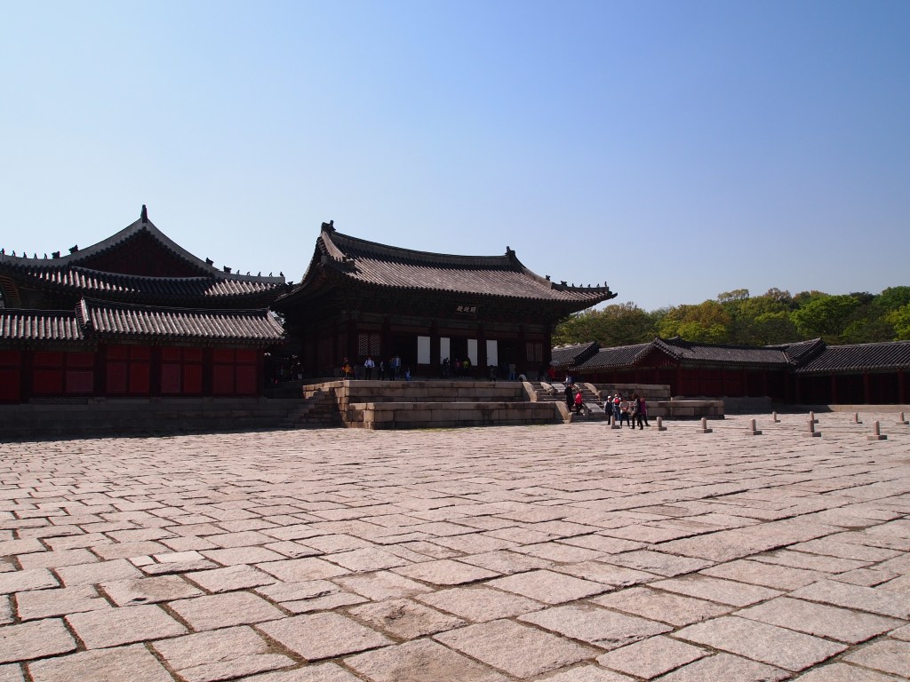 Myeongjeongjeon, the main throne hall which dates to 1616, is the oldest throne hall in Seoul