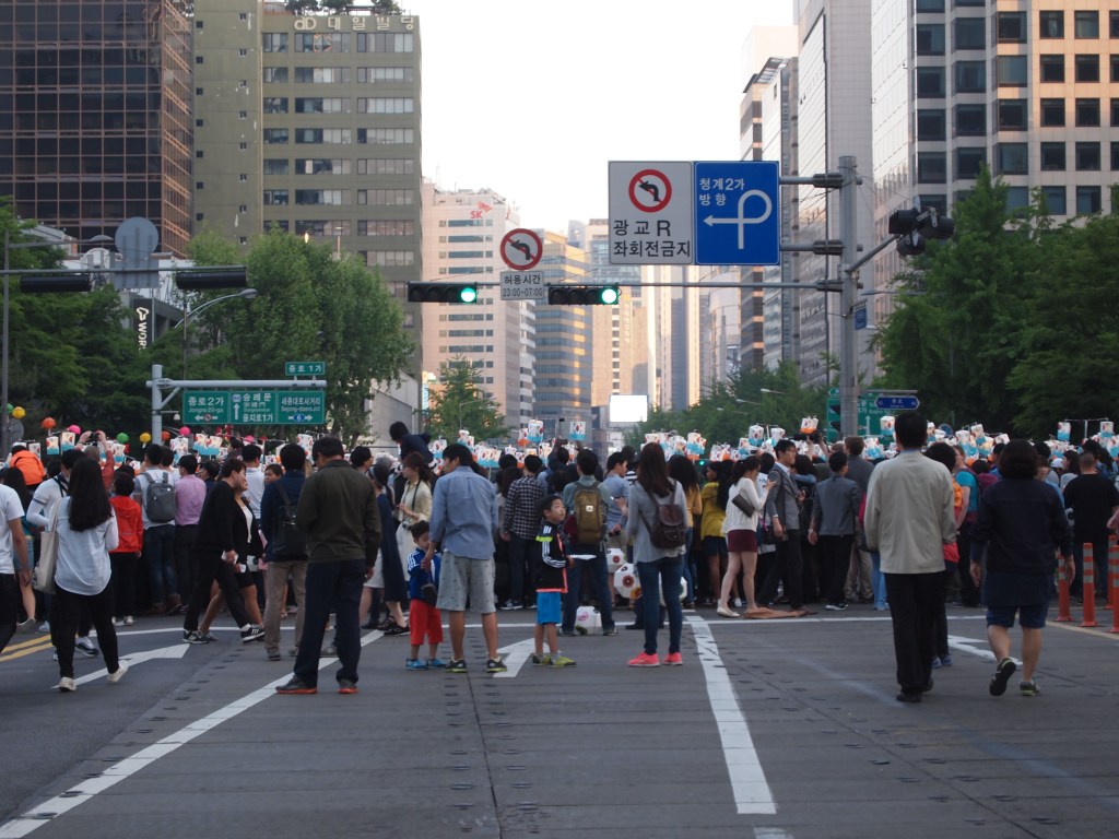 The parade had already started when we arrived