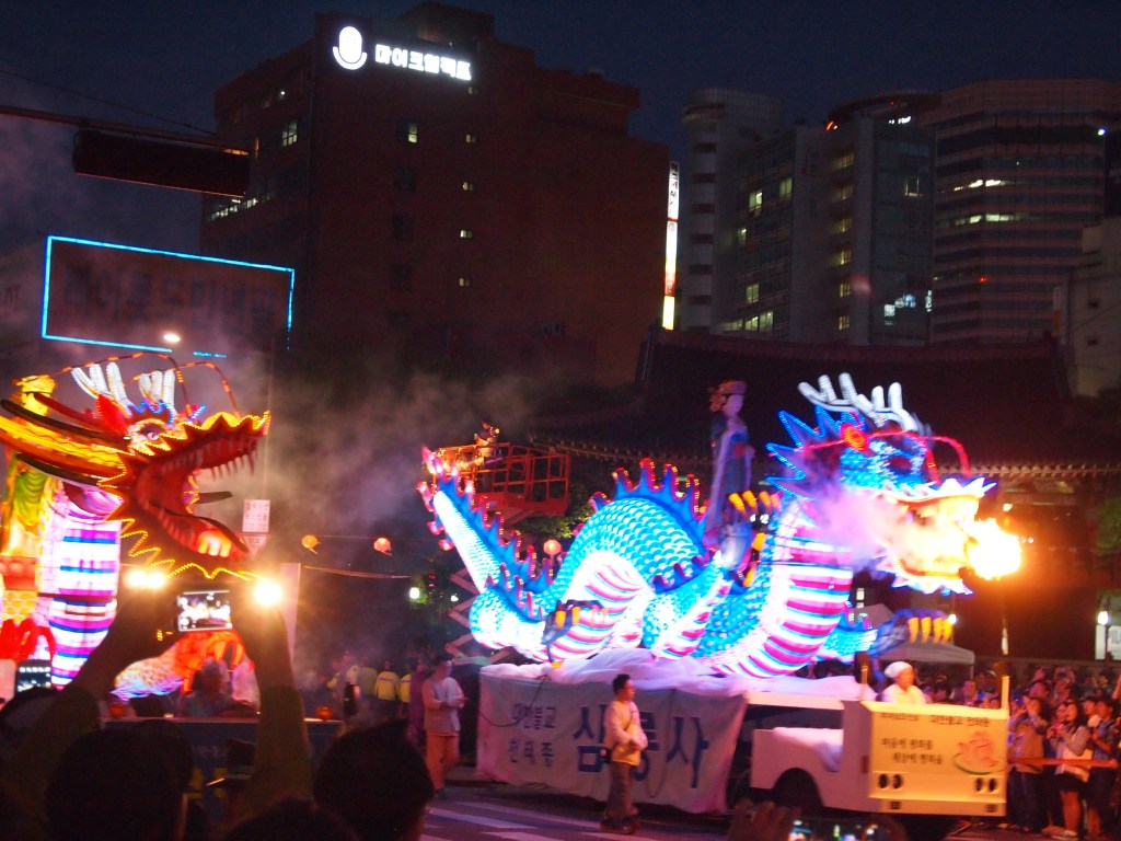 My favorite lanterns - the fire-breathing dragons!