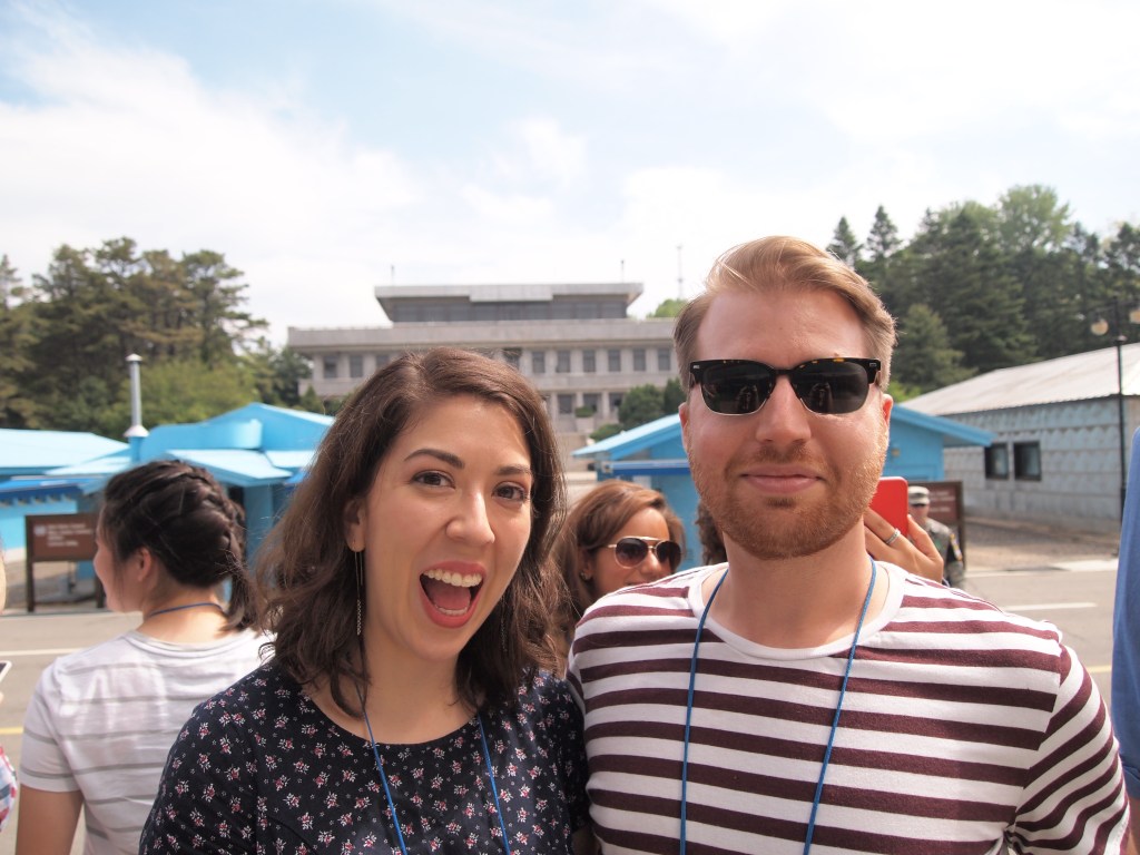 We could only take photos toward the North - Sarah & Walter