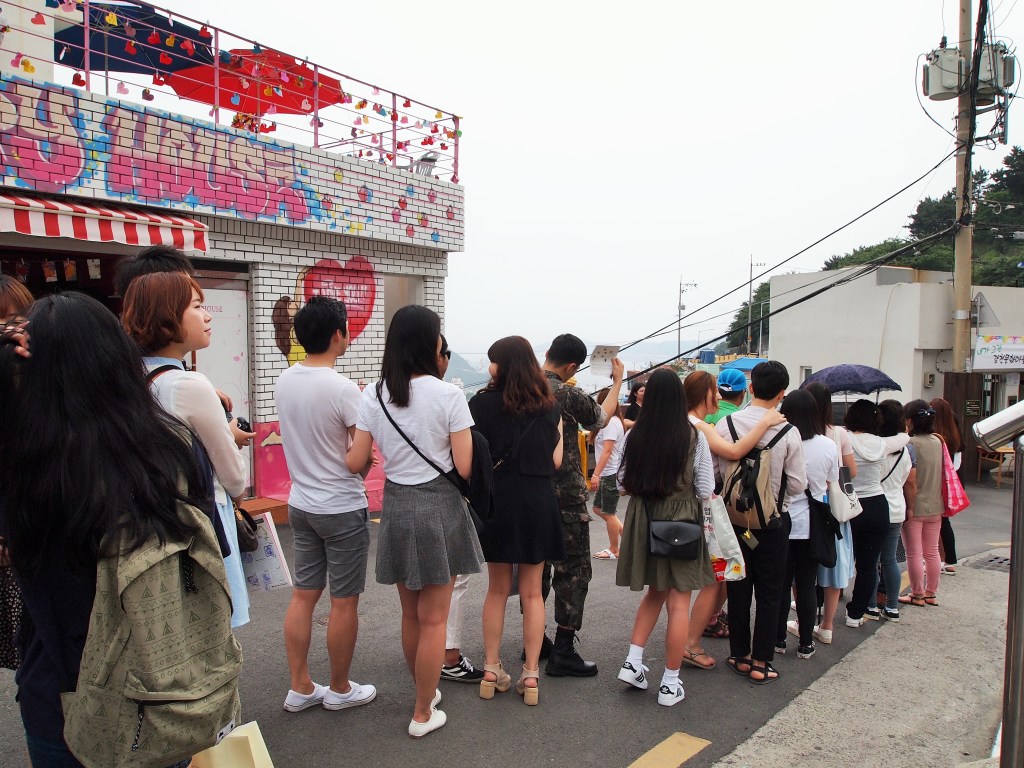 This was the line for it...