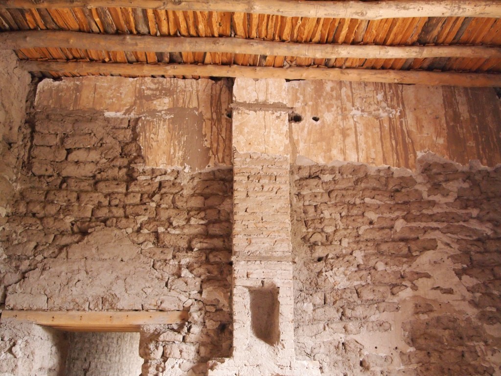 The limestone would have covered the whole wall and kept out the critters