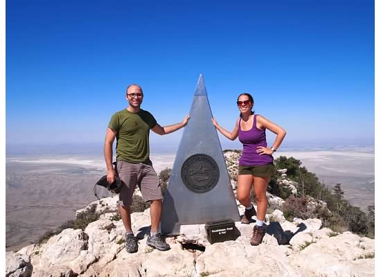 At the top of Texas - Guadalupe Peak
