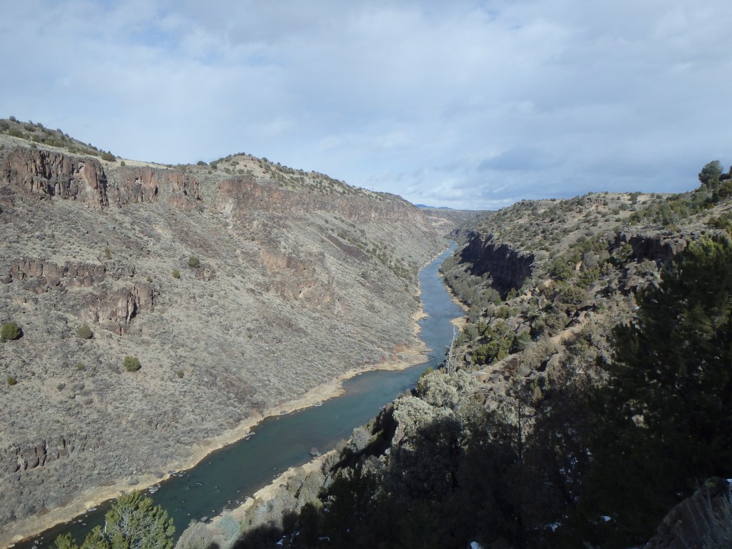 Beautiful view of the gorge and river 