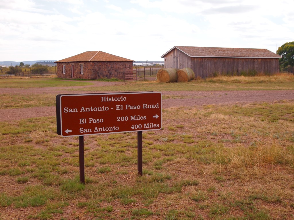 Part of the original route of the San Antonio-El Paso Road
