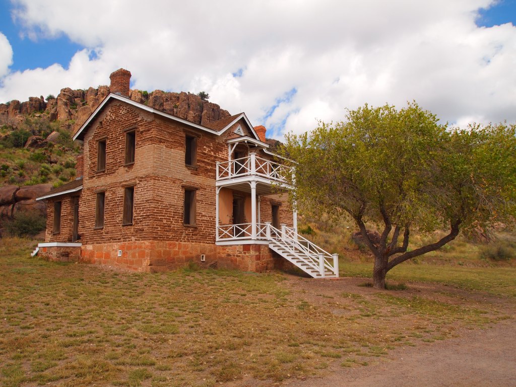 One of the best-preserved two story officers' quarters