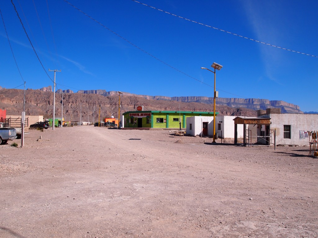 The main street of Boquillas