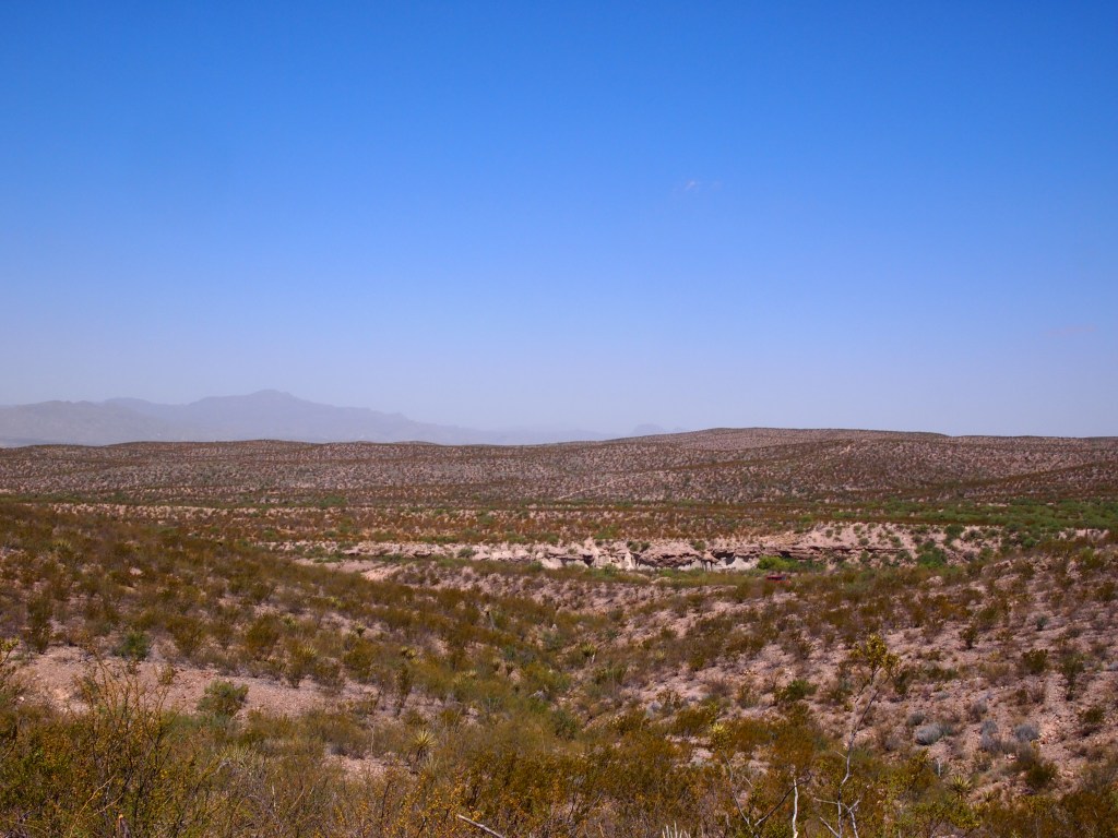 Chinati Hot Springs is tucked into the canyon below