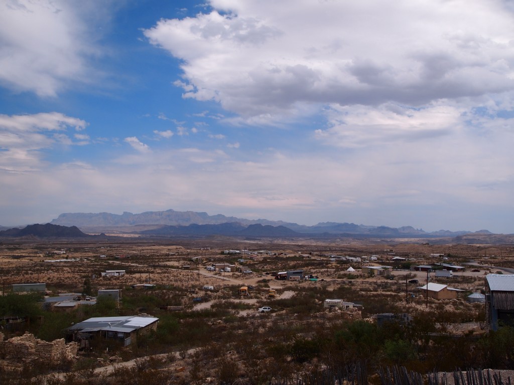 Nice views of Big Bend NP and the Chisos from Terlingua
