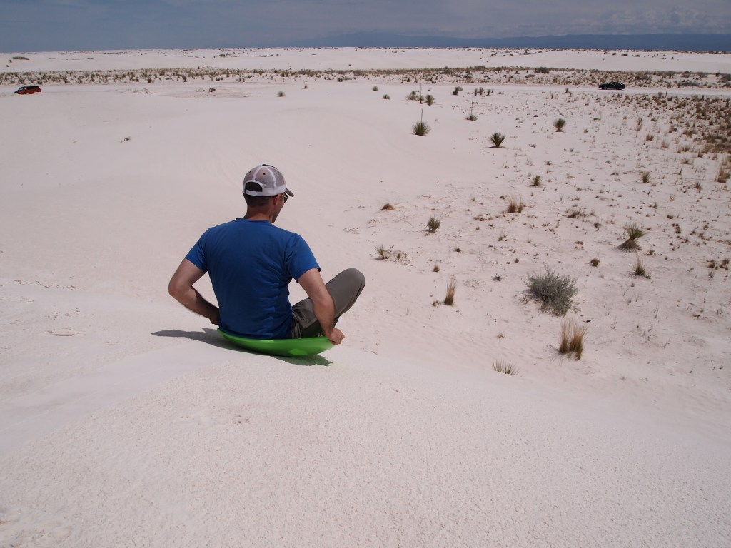 About to go over the edge