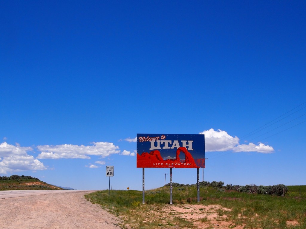 Crossing into Utah