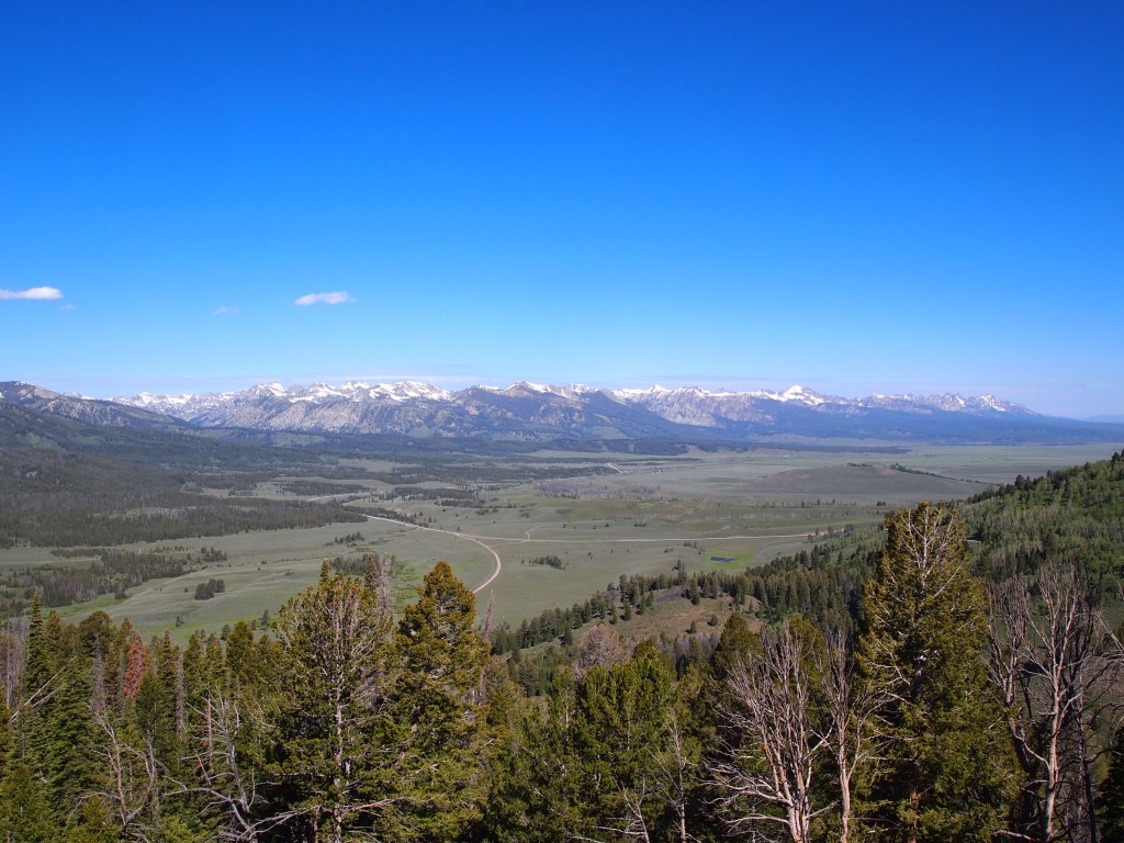 Our first glimpse of the actual Sawtooths