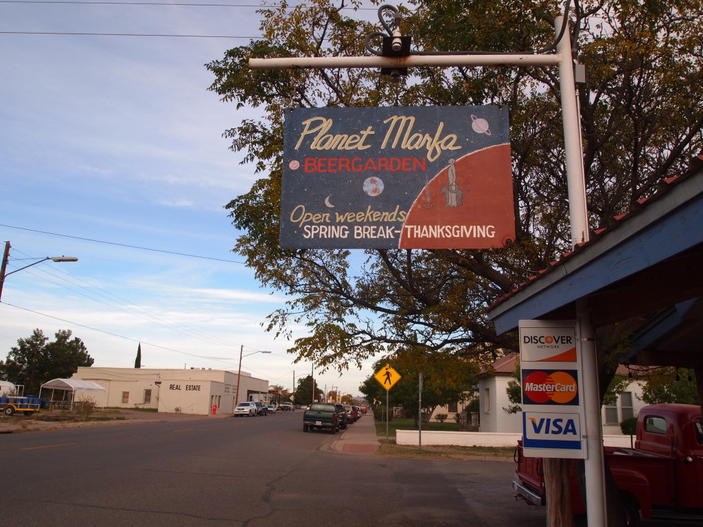 Our favorite haunt, Planet Marfa