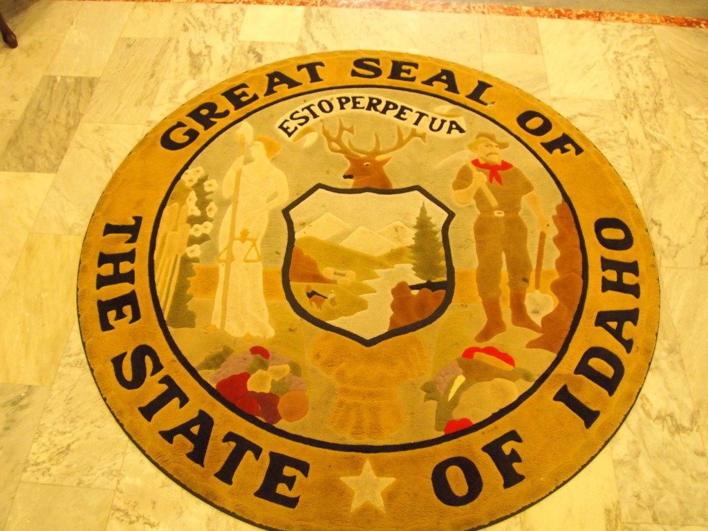 Idaho's badass state seal 